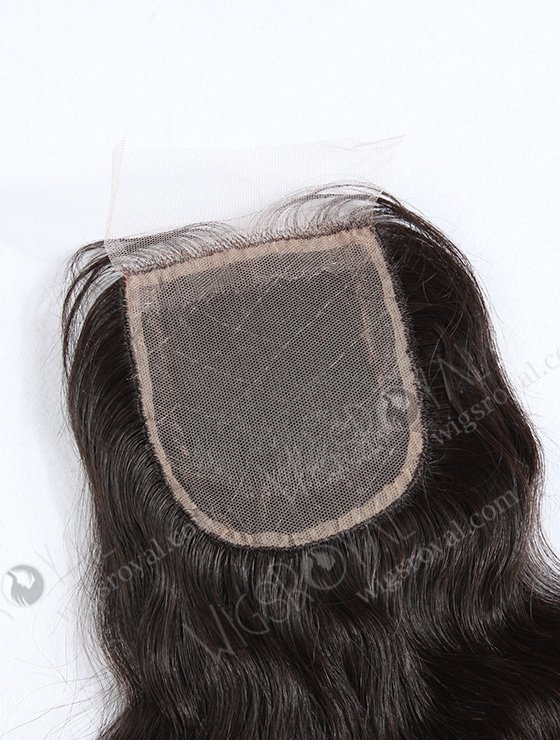 In Stock Peruvian Virgin Hair 12" Natural Wave Natural Color Silk Top Closure STC-222-11476
