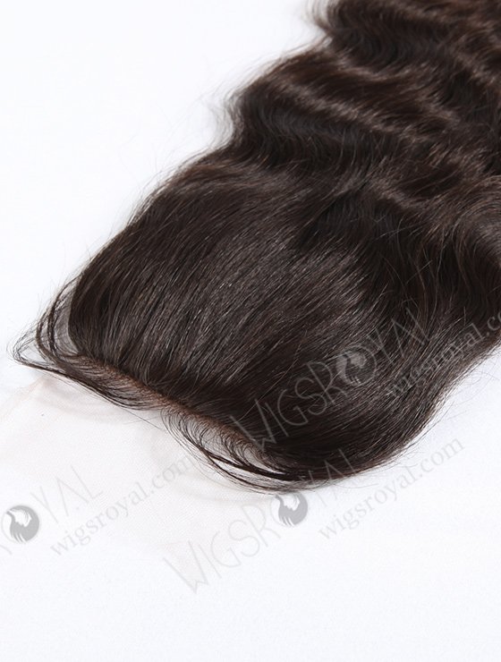 In Stock Peruvian Virgin Hair 12" Natural Wave Natural Color Silk Top Closure STC-222-11475