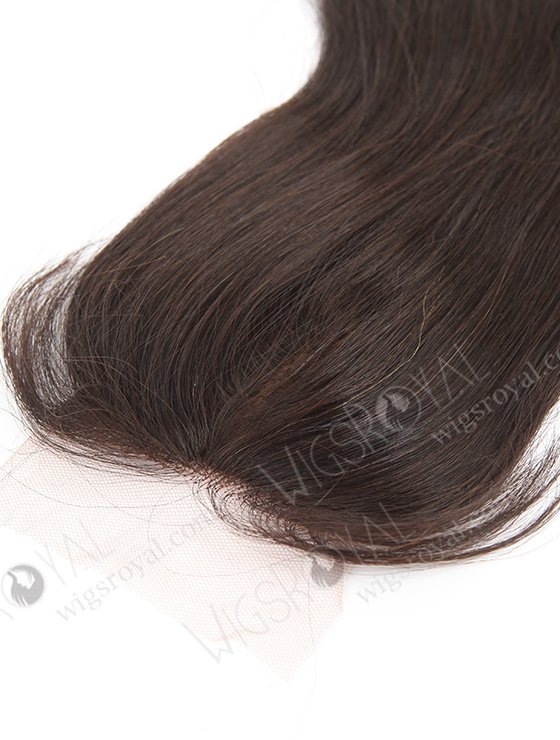 In Stock European Virgin Hair 16" Straight Natural Color Silk Top Closure STC-395-11491