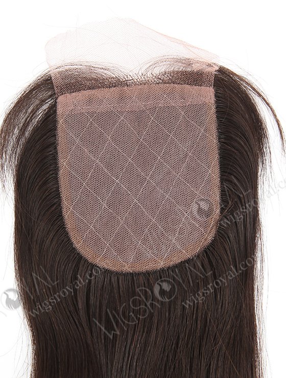 In Stock European Virgin Hair 16" Straight Natural Color Silk Top Closure STC-395-11492