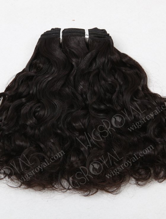 In Stock Brazilian Virgin Hair 10" Natural Curly Natural Color Machine Weft SM-455-11826