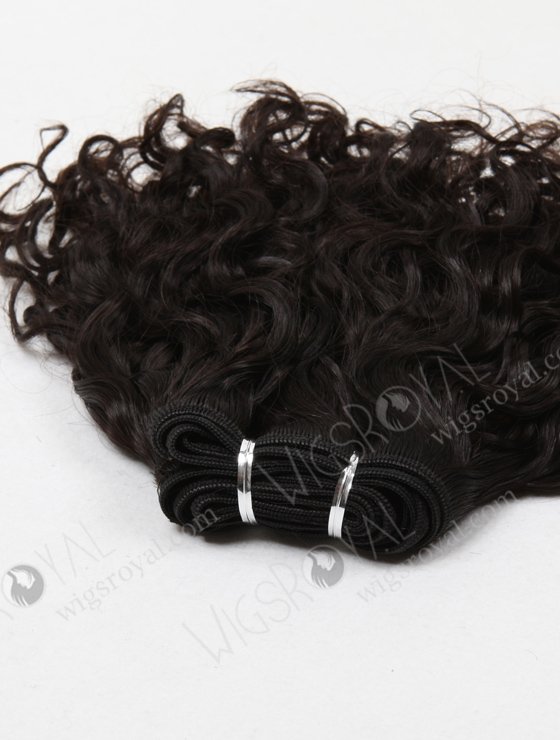 In Stock Brazilian Virgin Hair 10" Natural Curly Natural Color Machine Weft SM-455-11827