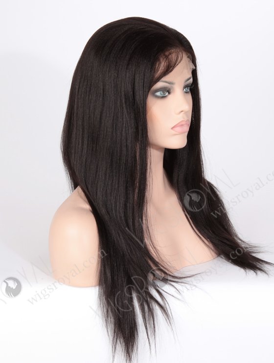 In Stock Indian Remy Hair 22" Yaki 1b# Color Full Lace Wig FLW-01672-11735