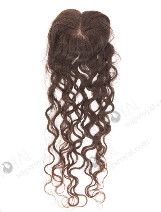 In Stock European Virgin Hair 22" Light Wave Natural Color Silk Top Closure 4"*4" STC-378-11496