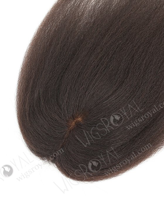 In Stock Brazilian Virgin Hair 16" Kinky Straight Natural Color Silk Top Closure STC-375-11554