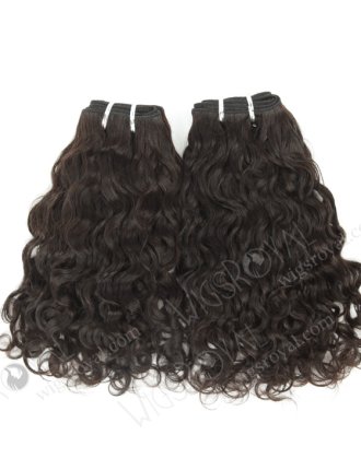 In Stock Brazilian Virgin Hair 12" Brazilian Curl Natural Color Machine Weft SM-482