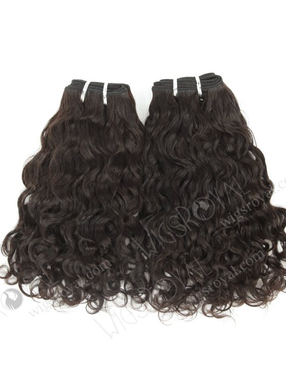 In Stock Brazilian Virgin Hair 12" Brazilian Curl Natural Color Machine Weft SM-482-12012