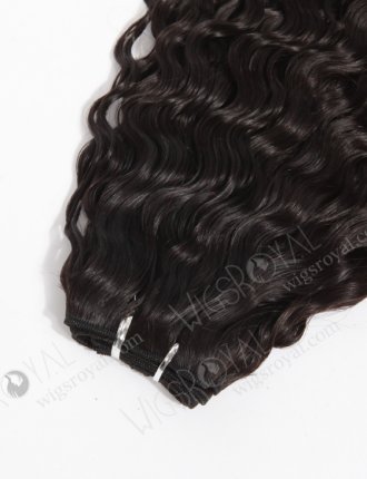 In Stock Brazilian Virgin Hair 16" Molado Curly Natural Color Machine Weft SM-404