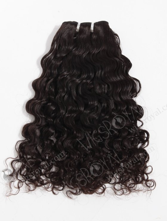 In Stock Brazilian Virgin Hair 14" Molado Curly Natural Color Machine Weft SM-403-11991