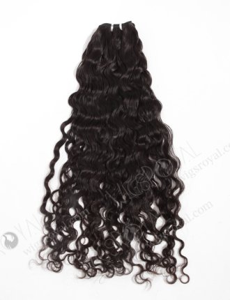 In Stock Brazilian Virgin Hair 22" Molado Curly Natural Color Machine Weft SM-411