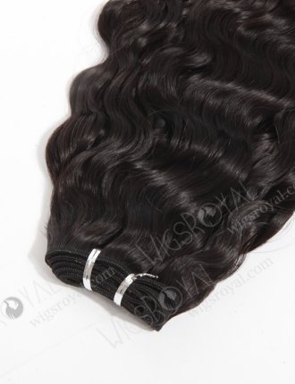 In Stock Brazilian Virgin Hair 22" Molado Curly Natural Color Machine Weft SM-411