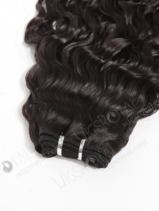 In Stock Brazilian Virgin Hair 18" Molado Curly Natural Color Machine Weft SM-405-12000