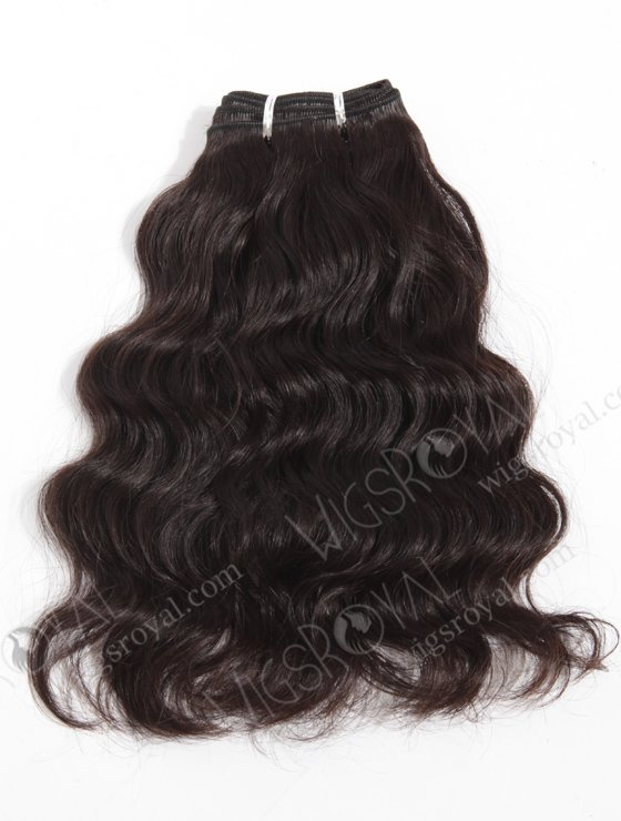 In Stock Malaysian Virgin Hair 12" Natural Straight Natural Color Machine Weft SM-095-12092