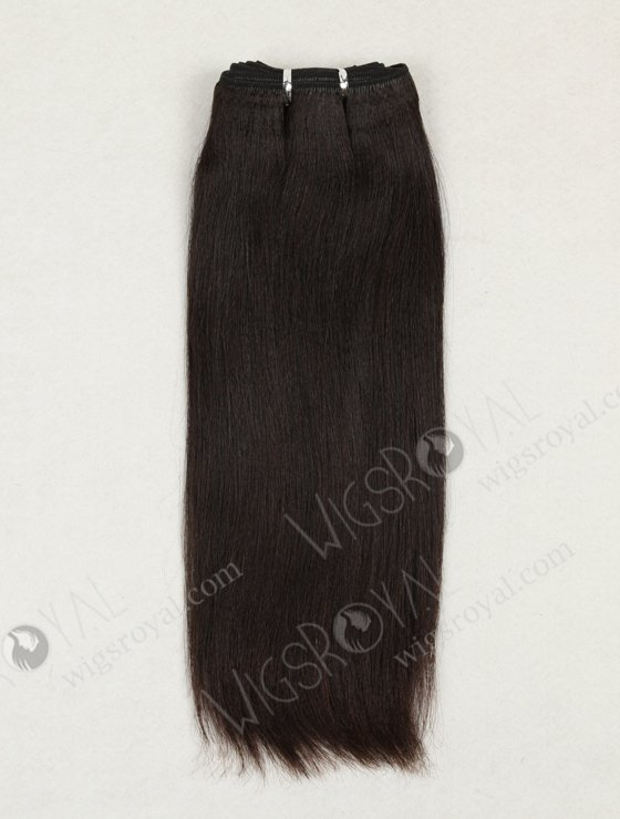 In Stock Chinese Virgin Hair 12" Light Yaki Natural Color Machine Weft SM-734-12232