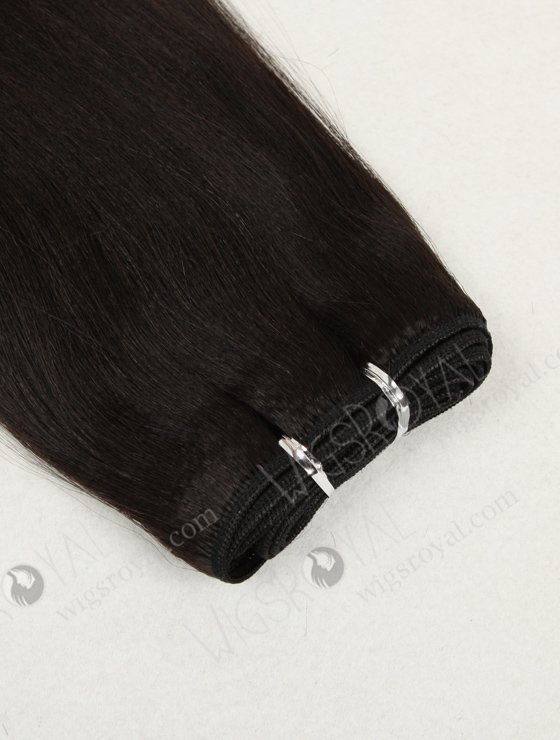 In Stock Chinese Virgin Hair 12" Light Yaki Natural Color Machine Weft SM-734-12233