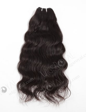 In Stock Malaysian Virgin Hair 18" Natural Straight Natural Color Machine Weft SM-050