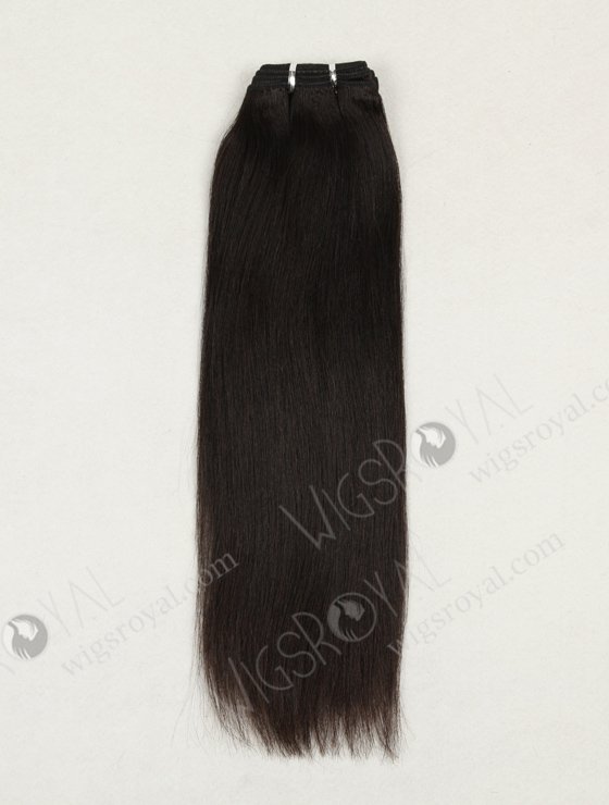 In Stock Chinese Virgin Hair 16" Light Yaki Natural Color Machine Weft SM-736-12246