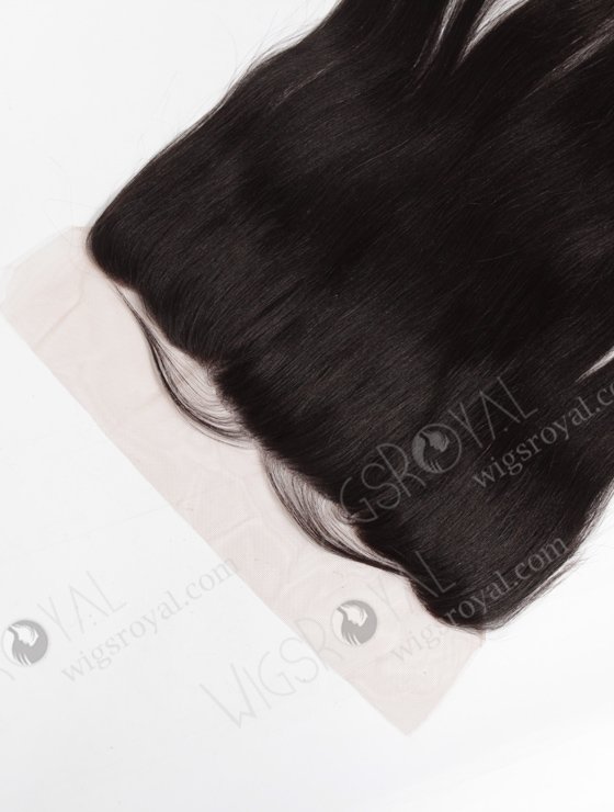 In Stock Indian Remy Hair 16" Light Yaki Natural Color Lace Frontal SKF-071-12336