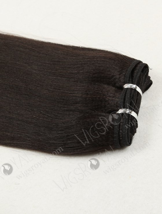 In Stock Chinese Virgin Hair 18" Light Yaki Natural Color Machine Weft SM-737-12252