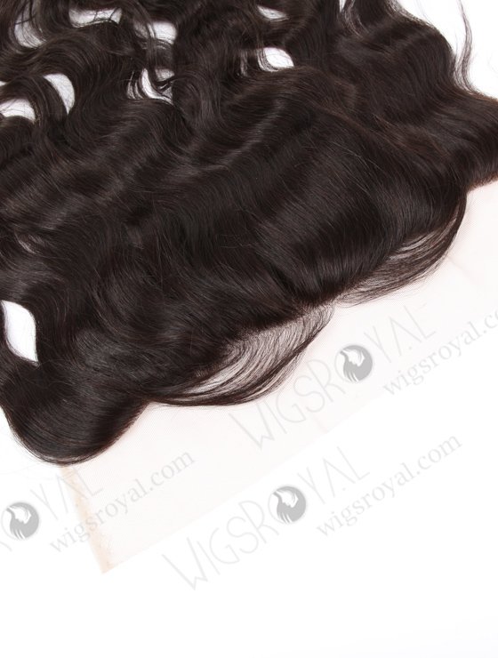 In Stock Indian Remy Hair 18" Natural Wave Natural Color Lace Frontal SKF-070-12238