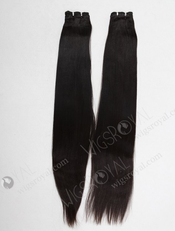 In Stock Chinese Virgin Hair 26" Light Yaki Natural Color Machine Weft SM-738