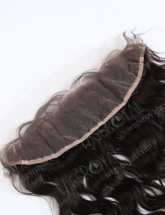 In Stock Indian Remy Hair 12" Natural Wave Natural Color Lace Frontal SKF-039