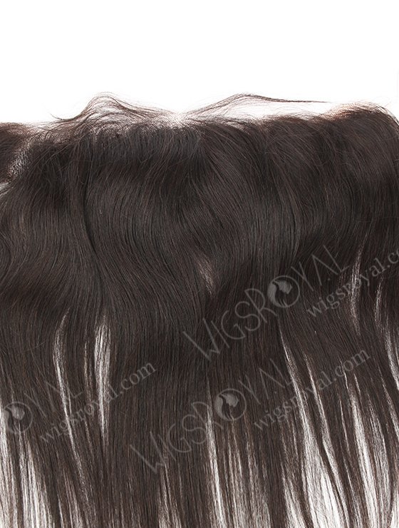In Stock Indian Remy Hair 12" Straight Natural Color HD Lace Frontal SKF-100-11852
