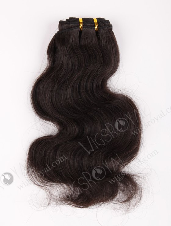 In Stock Chinese Virgin Hair 14" Body Wave Natural Color Machine Weft SM-703-12164