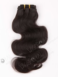 In Stock Chinese Virgin Hair 16" Body Wave Natural Color Machine Weft SM-704