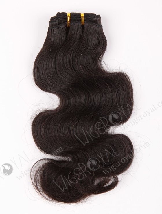 In Stock Chinese Virgin Hair 16" Body Wave Natural Color Machine Weft SM-704-12168