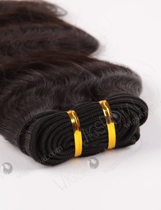 In Stock Chinese Virgin Hair 16" Body Wave Natural Color Machine Weft SM-704