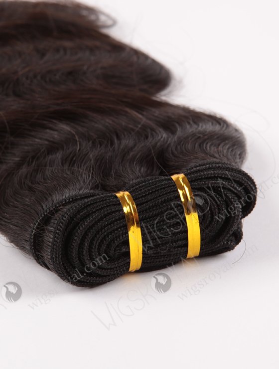 In Stock Chinese Virgin Hair 16" Body Wave Natural Color Machine Weft SM-704-12169