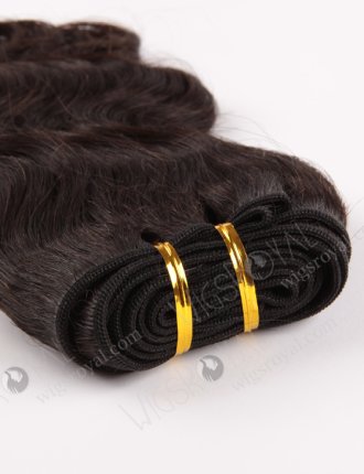 In Stock Chinese Virgin Hair 12" Body Wave Natural Color Machine Weft SM-705