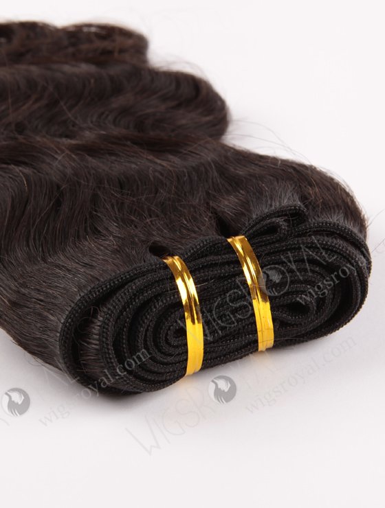 In Stock Chinese Virgin Hair 12" Body Wave Natural Color Machine Weft SM-705-12160