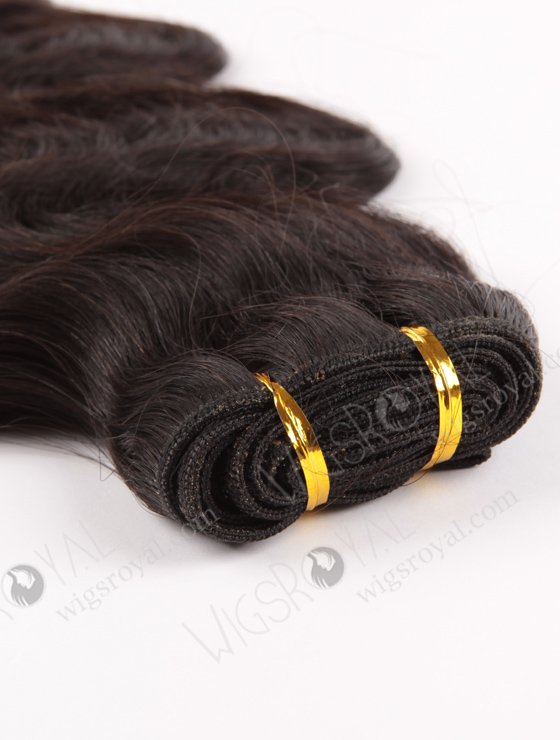 In Stock Chinese Virgin Hair 18" Body Wave Natural Color Machine Weft SM-002-12172
