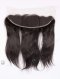 In Stock Indian Remy Hair 14" Straight Color 1b# Lace Frontal SKF-003