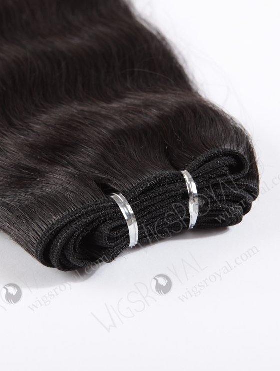 In Stock Chinese Virgin Hair 14" Natural Straight 1B# Color Machine Weft SM-708-12148