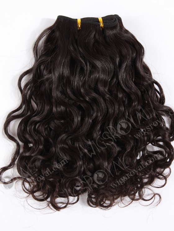 In Stock Brazilian Virgin Hair 14" Brazilian Curl Natural Color Machine Weft SM-443-12017