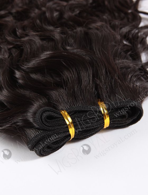 In Stock Brazilian Virgin Hair 14" Brazilian Curl Natural Color Machine Weft SM-443-12018