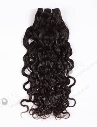 In Stock Brazilian Virgin Hair 20" Brazilian Curl Natural Color Machine Weft SM-417