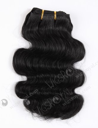 In Stock Chinese Virgin Hair 14" Body Wave 1# Color Machine Weft SM-716
