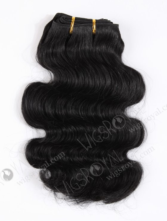 In Stock Chinese Virgin Hair 14" Body Wave 1# Color Machine Weft SM-716