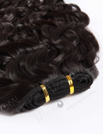 In Stock Brazilian Virgin Hair 18" Brazilian Curl Natural Color Machine Weft SM-413