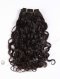 In Stock Brazilian Virgin Hair 16" Brazilian Curl Natural Color Machine Weft SM-412