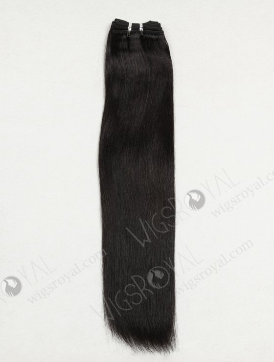 In Stock Chinese Virgin Hair 18" Light Yaki 1B# Color Machine Weft SM-733-12294
