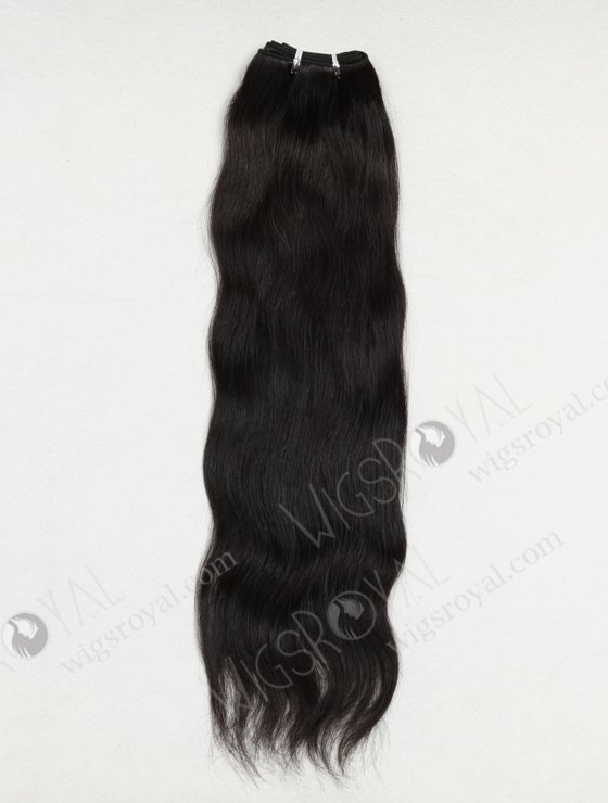In Stock Chinese Virgin Hair 20" Natural Straight 1B# Color Machine Weft SM-714-12151