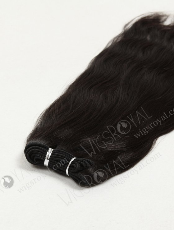 In Stock Chinese Virgin Hair 20" Natural Straight 1B# Color Machine Weft SM-714-12152