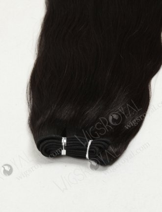 In Stock Chinese Virgin Hair 20" Natural Straight 1B# Color Machine Weft SM-714