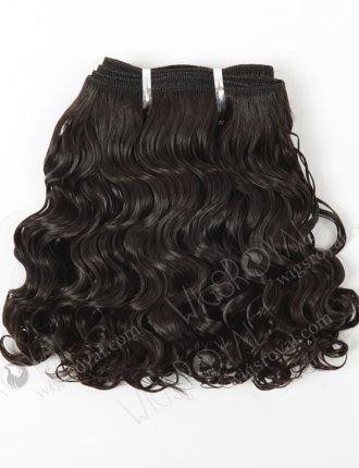 In Stock Brazilian Virgin Hair 8" Molado Curly Natural Color Machine Weft SM-485