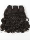 In Stock Brazilian Virgin Hair 8" Molado Curly Natural Color Machine Weft SM-485